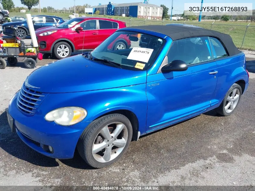 2006 Chrysler Pt Cruiser Touring VIN: 3C3JY55E16T268893 Lot: 40494878