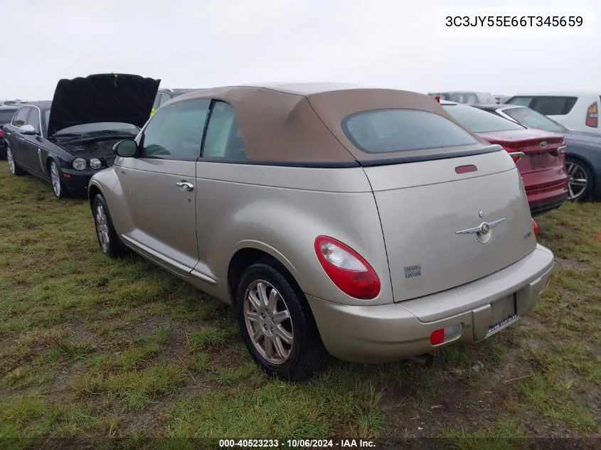 2006 Chrysler Pt Cruiser Touring VIN: 3C3JY55E66T345659 Lot: 40523233