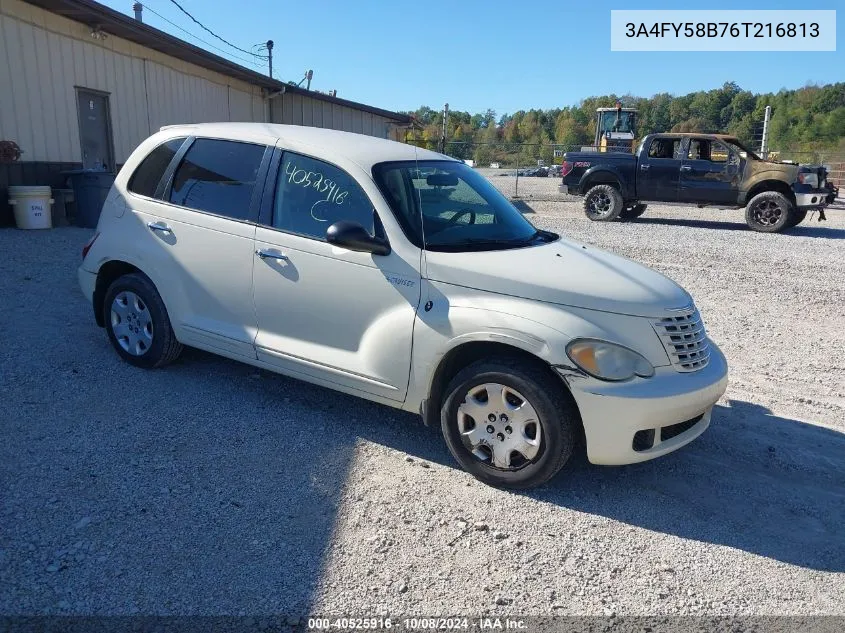 2006 Chrysler Pt Cruiser Touring VIN: 3A4FY58B76T216813 Lot: 40525916