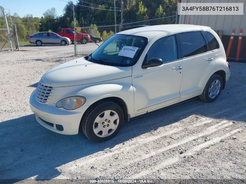 2006 Chrysler Pt Cruiser Touring VIN: 3A4FY58B76T216813 Lot: 40525916