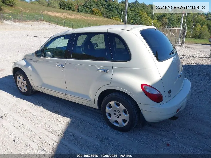 2006 Chrysler Pt Cruiser Touring VIN: 3A4FY58B76T216813 Lot: 40525916