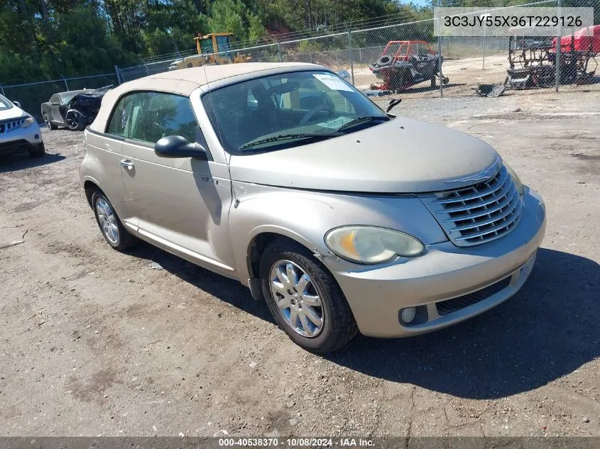 2006 Chrysler Pt Cruiser Touring VIN: 3C3JY55X36T229126 Lot: 40538370