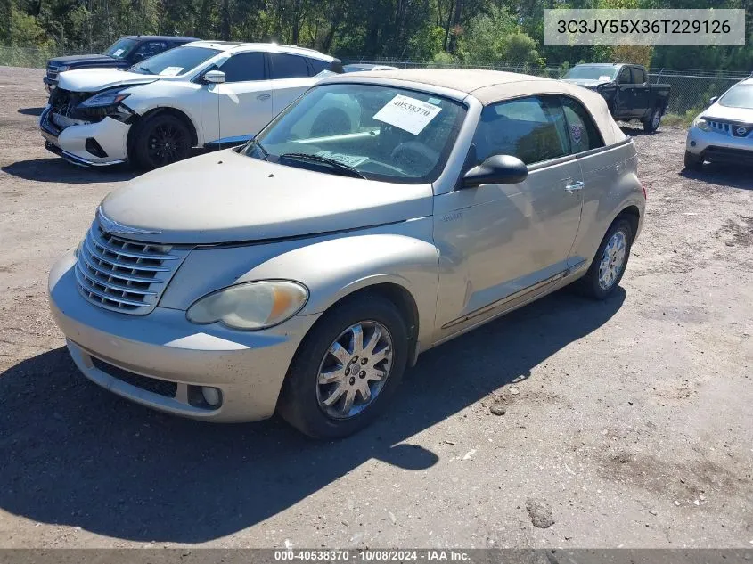 2006 Chrysler Pt Cruiser Touring VIN: 3C3JY55X36T229126 Lot: 40538370