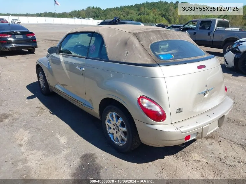 2006 Chrysler Pt Cruiser Touring VIN: 3C3JY55X36T229126 Lot: 40538370