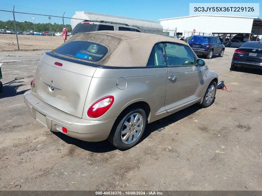 2006 Chrysler Pt Cruiser Touring VIN: 3C3JY55X36T229126 Lot: 40538370