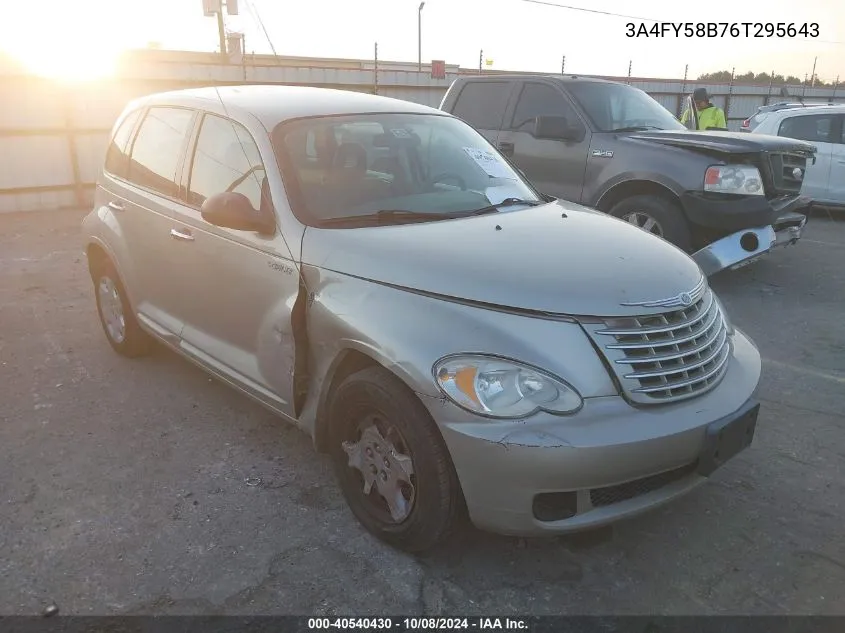 2006 Chrysler Pt Cruiser Touring VIN: 3A4FY58B76T295643 Lot: 40540430