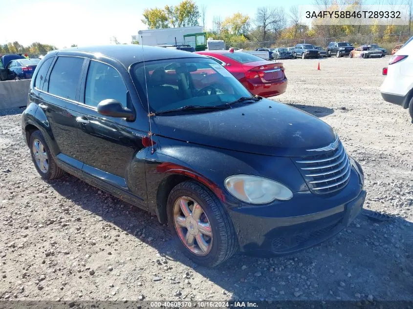 2006 Chrysler Pt Cruiser Touring VIN: 3A4FY58B46T289332 Lot: 40609370