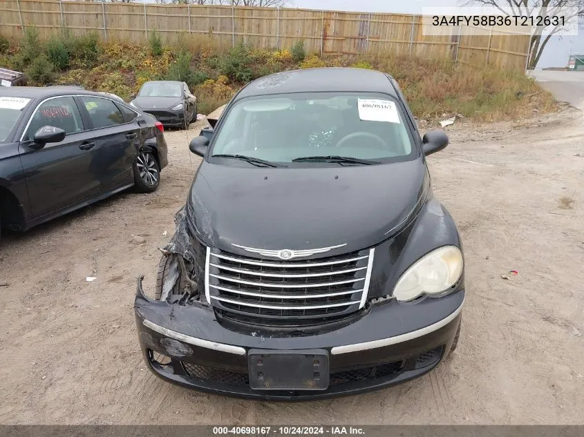 2006 Chrysler Pt Cruiser Touring VIN: 3A4FY58B36T212631 Lot: 40698167