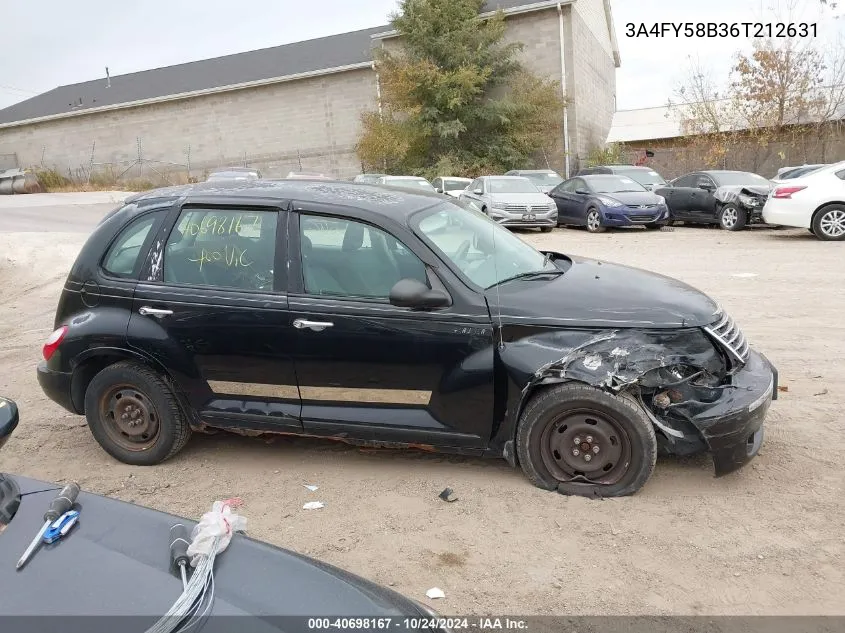 2006 Chrysler Pt Cruiser Touring VIN: 3A4FY58B36T212631 Lot: 40698167