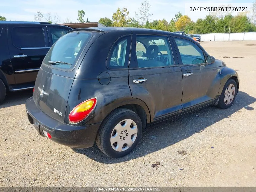 2006 Chrysler Pt Cruiser Touring VIN: 3A4FY58B76T276221 Lot: 40703494