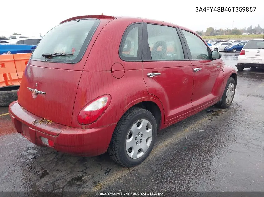 2006 Chrysler Pt Cruiser VIN: 3A4FY48B46T359857 Lot: 40724217