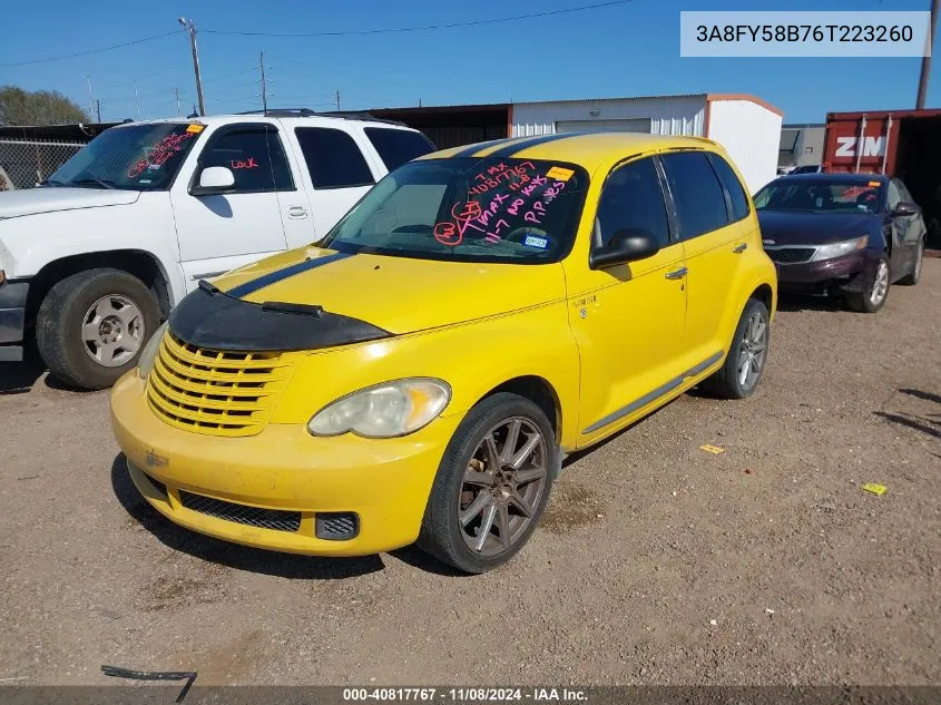 2006 Chrysler Pt Cruiser Touring VIN: 3A8FY58B76T223260 Lot: 40817767