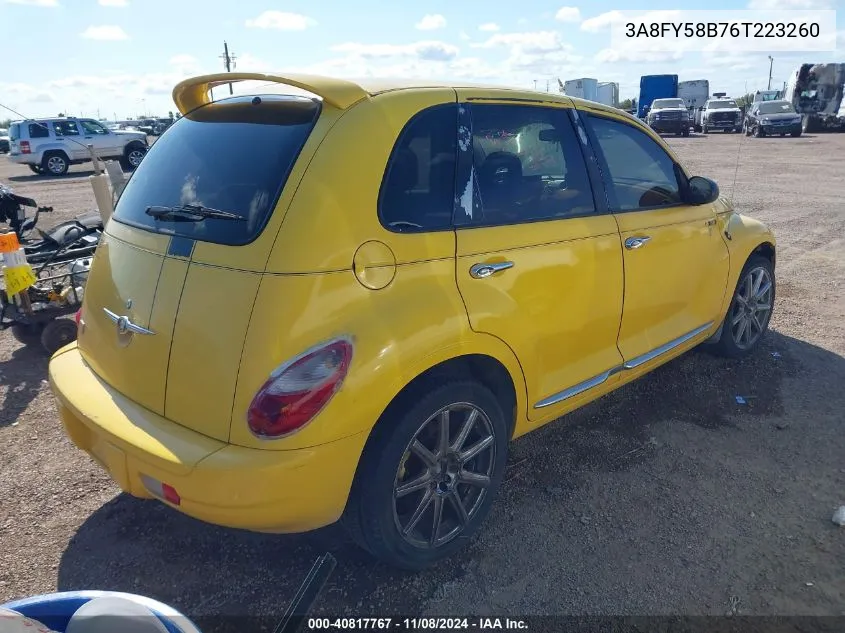 2006 Chrysler Pt Cruiser Touring VIN: 3A8FY58B76T223260 Lot: 40817767