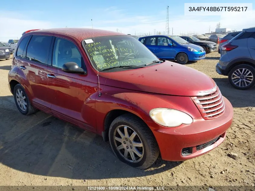 2007 Chrysler Pt Cruiser VIN: 3A4FY48B67T595217 Lot: 12121600