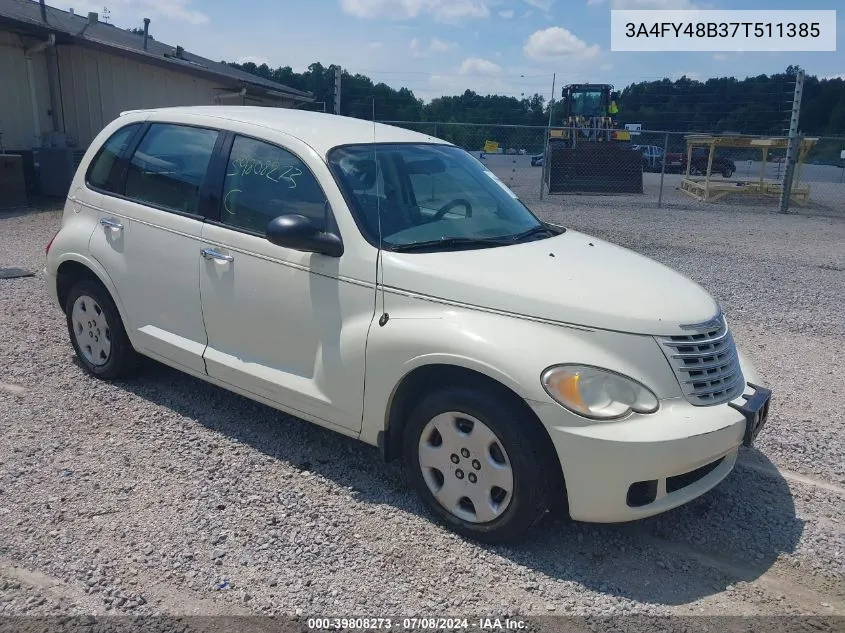 2007 Chrysler Pt Cruiser VIN: 3A4FY48B37T511385 Lot: 39808273