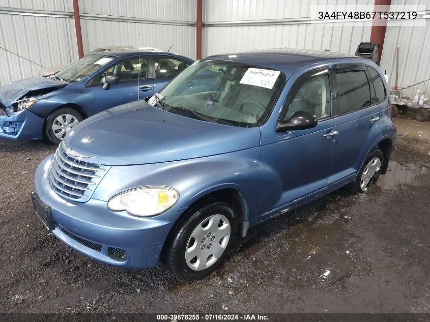 2007 Chrysler Pt Cruiser VIN: 3A4FY48B67T537219 Lot: 39878255