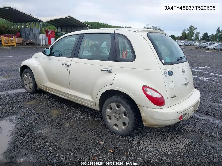 2007 Chrysler Pt Cruiser VIN: 3A4FY48B37T520605 Lot: 39984628