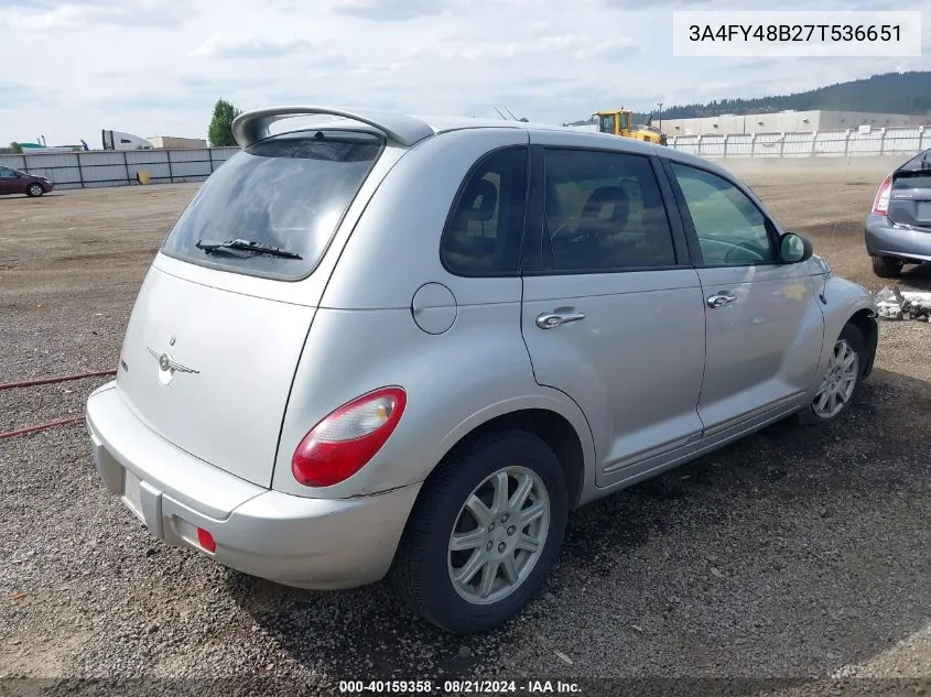 3A4FY48B27T536651 2007 Chrysler Pt Cruiser