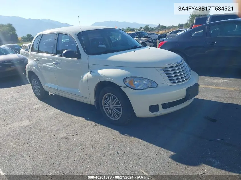 2007 Chrysler Pt Cruiser VIN: 3A4FY48B17T534521 Lot: 40201878