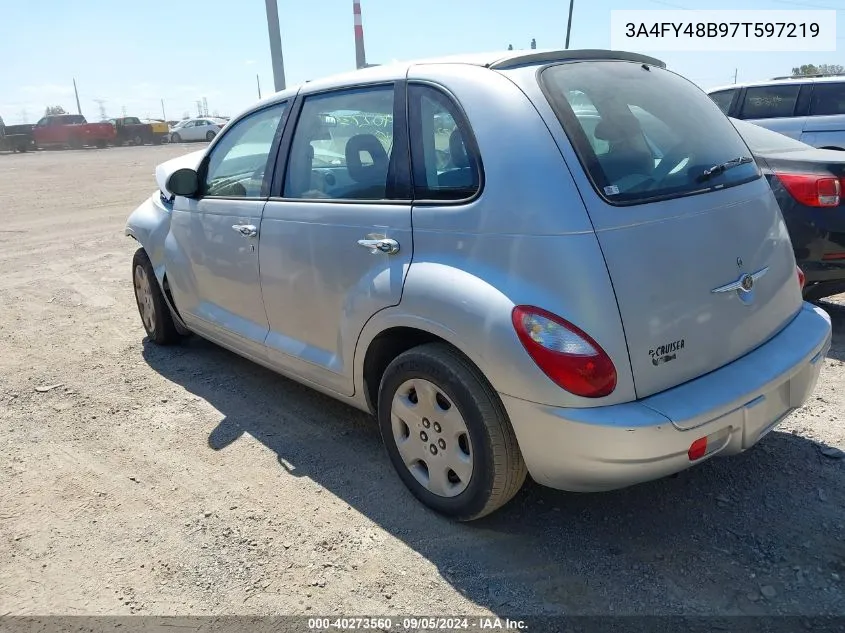 2007 Chrysler Pt Cruiser VIN: 3A4FY48B97T597219 Lot: 40273560