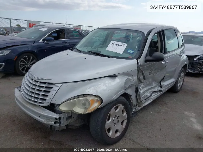 2007 Chrysler Pt Cruiser VIN: 3A4FY48B77T539867 Lot: 40283017