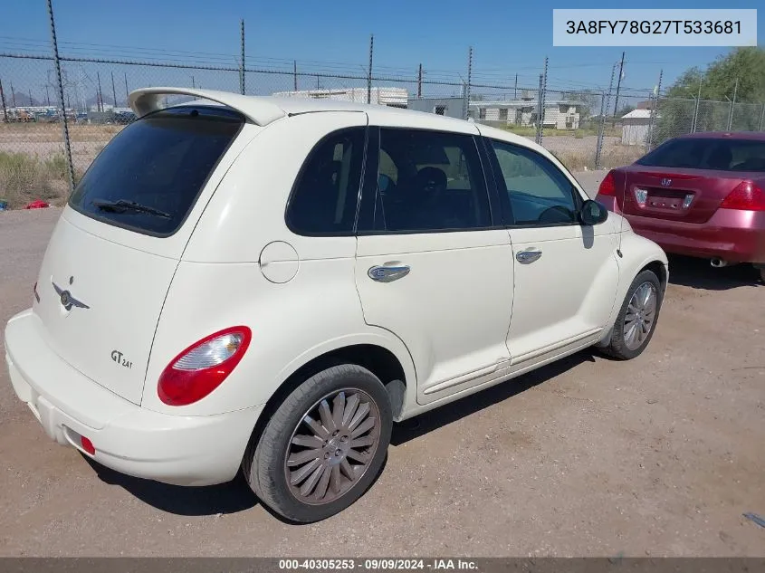 3A8FY78G27T533681 2007 Chrysler Pt Cruiser Gt