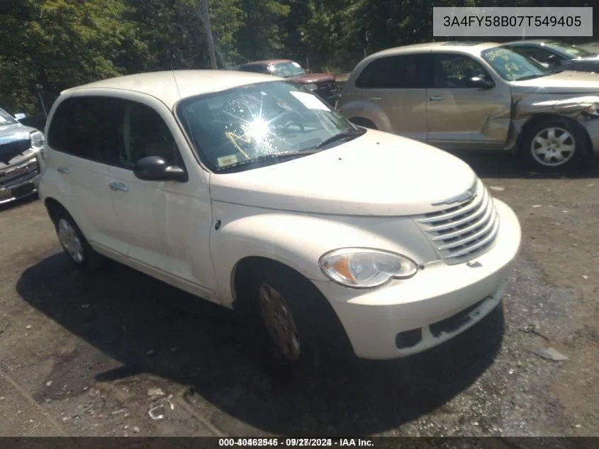 2007 Chrysler Pt Cruiser Touring VIN: 3A4FY58B07T549405 Lot: 40462545