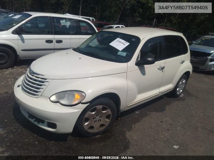 2007 Chrysler Pt Cruiser Touring VIN: 3A4FY58B07T549405 Lot: 40462545