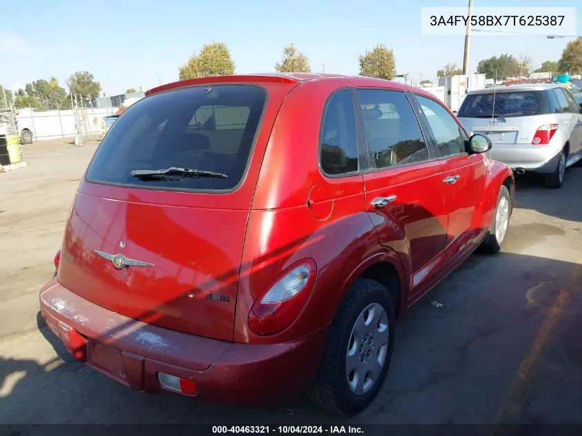 2007 Chrysler Pt Cruiser Touring VIN: 3A4FY58BX7T625387 Lot: 40463321