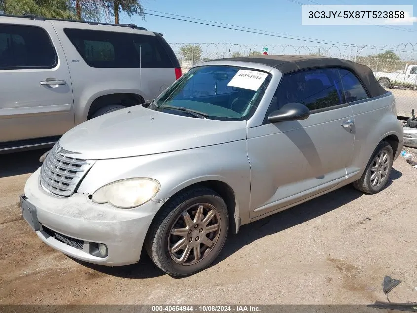 2007 Chrysler Pt Cruiser VIN: 3C3JY45X87T523858 Lot: 40554944