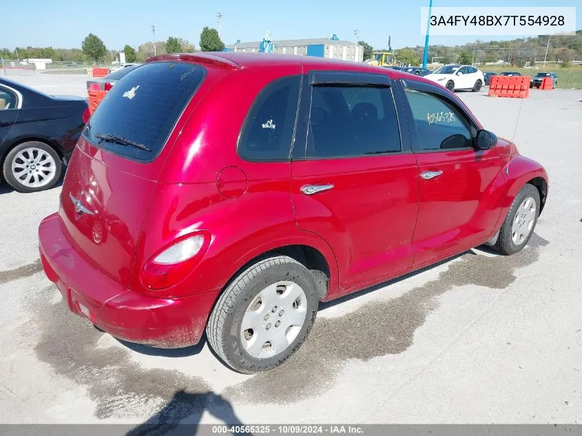 2007 Chrysler Pt Cruiser VIN: 3A4FY48BX7T554928 Lot: 40565325