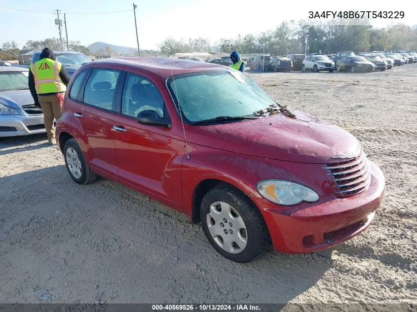 2007 Chrysler Pt Cruiser VIN: 3A4FY48B67T543229 Lot: 40569526