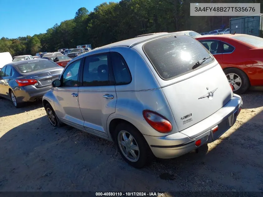 2007 Chrysler Pt Cruiser VIN: 3A4FY48B27T535676 Lot: 40593110