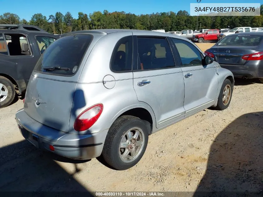 2007 Chrysler Pt Cruiser VIN: 3A4FY48B27T535676 Lot: 40593110