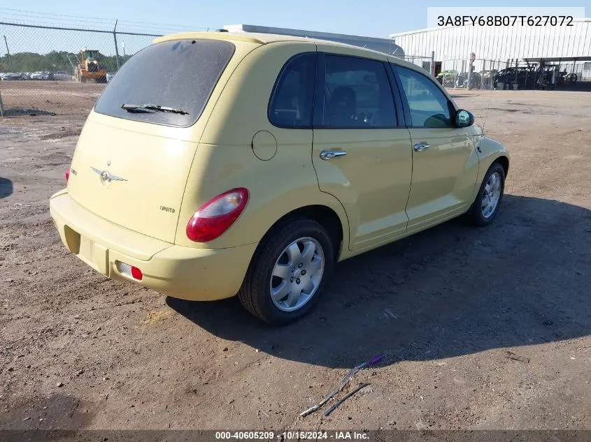 2007 Chrysler Pt Cruiser Limited VIN: 3A8FY68B07T627072 Lot: 40605209