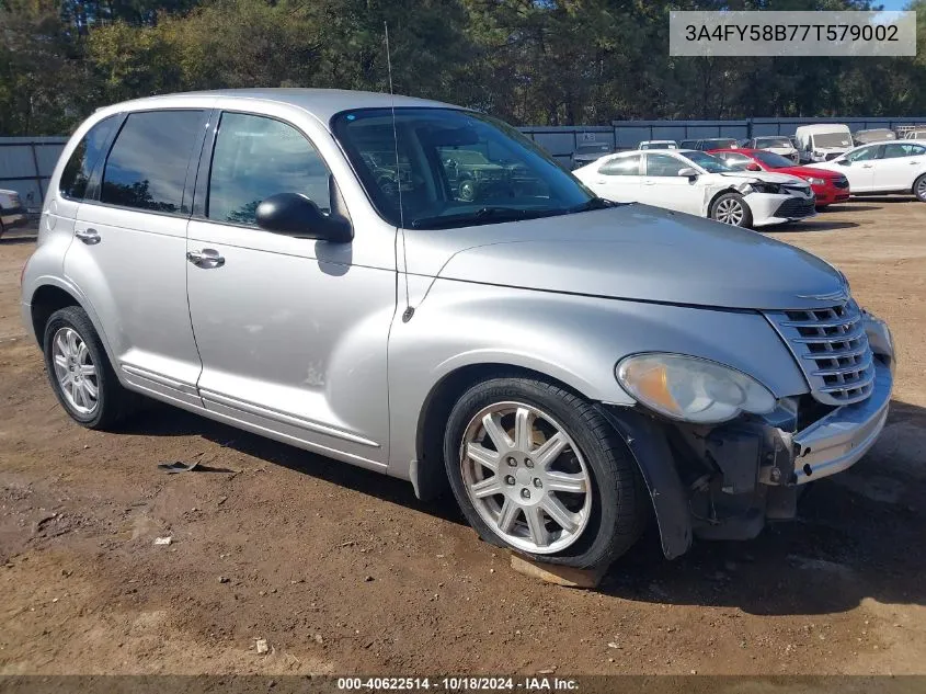 2007 Chrysler Pt Cruiser Touring VIN: 3A4FY58B77T579002 Lot: 40622514