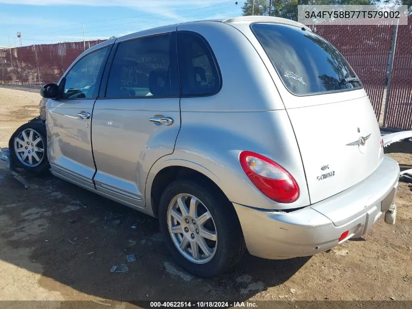 2007 Chrysler Pt Cruiser Touring VIN: 3A4FY58B77T579002 Lot: 40622514