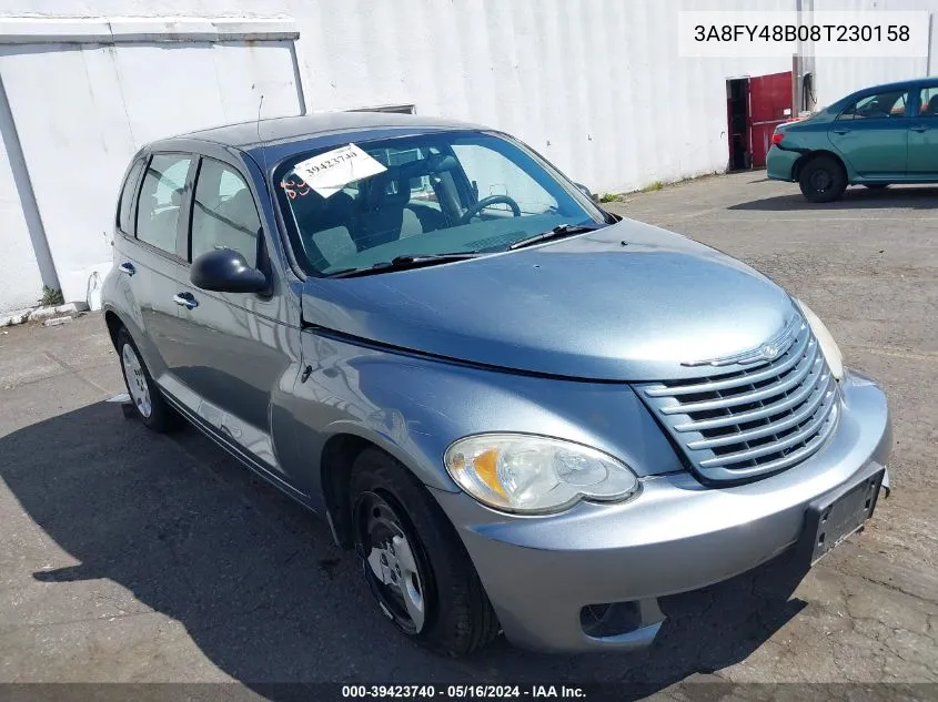 2008 Chrysler Pt Cruiser Lx VIN: 3A8FY48B08T230158 Lot: 39423740