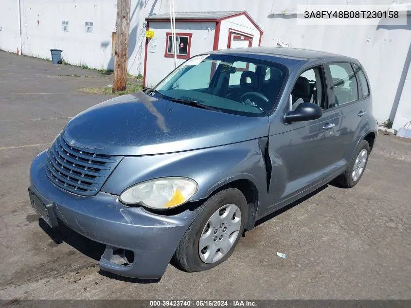 2008 Chrysler Pt Cruiser Lx VIN: 3A8FY48B08T230158 Lot: 39423740