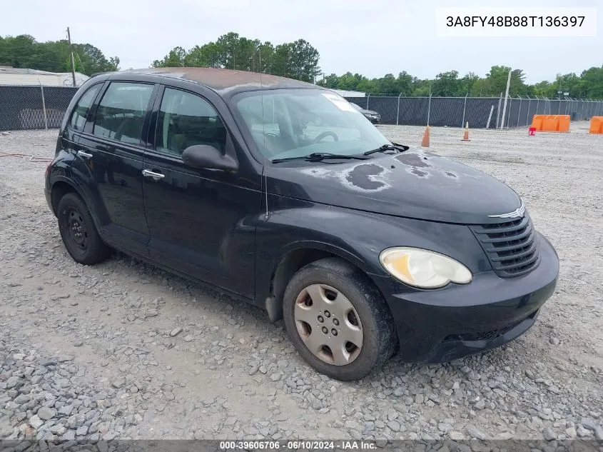 2008 Chrysler Pt Cruiser Lx VIN: 3A8FY48B88T136397 Lot: 39606706