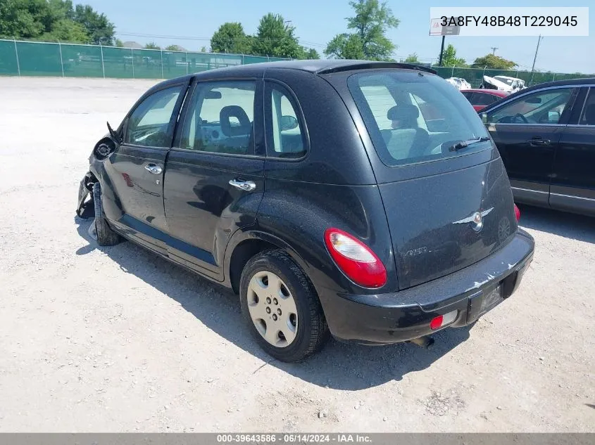 2008 Chrysler Pt Cruiser Lx VIN: 3A8FY48B48T229045 Lot: 39643586