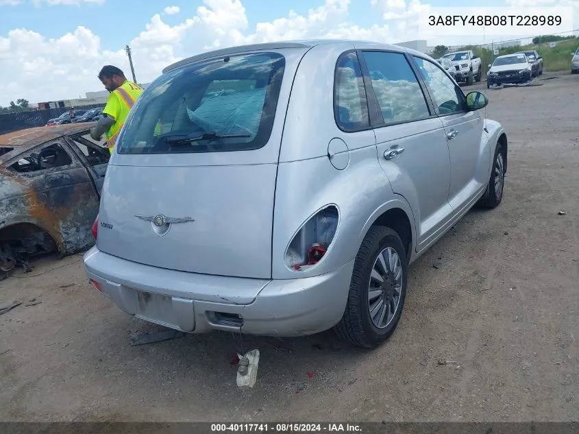 2008 Chrysler Pt Cruiser Lx VIN: 3A8FY48B08T228989 Lot: 40117741