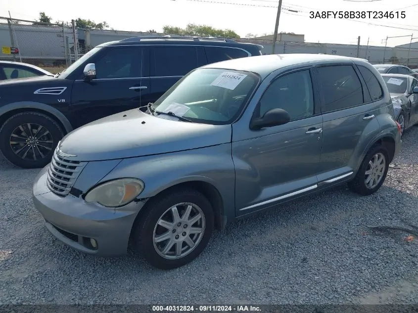 2008 Chrysler Pt Cruiser Touring VIN: 3A8FY58B38T234615 Lot: 40312824