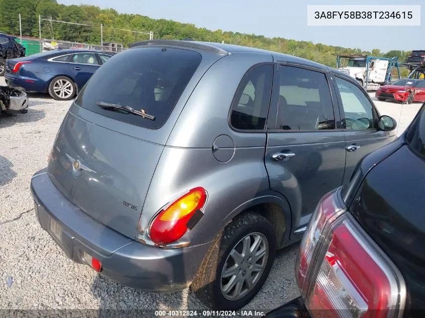 2008 Chrysler Pt Cruiser Touring VIN: 3A8FY58B38T234615 Lot: 40312824