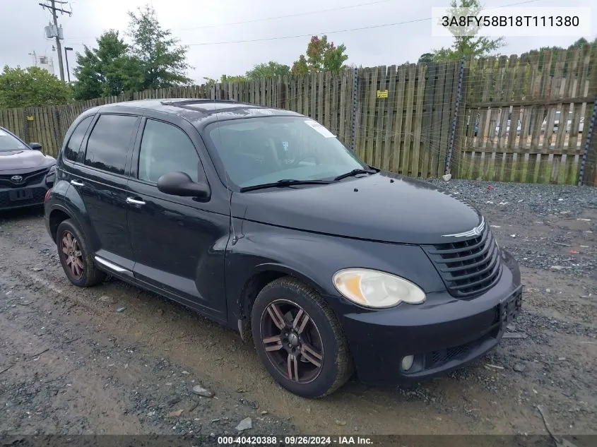 2008 Chrysler Pt Cruiser Touring VIN: 3A8FY58B18T111380 Lot: 40420388