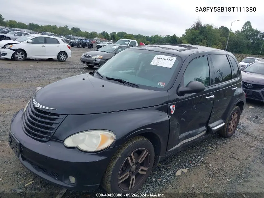 2008 Chrysler Pt Cruiser Touring VIN: 3A8FY58B18T111380 Lot: 40420388