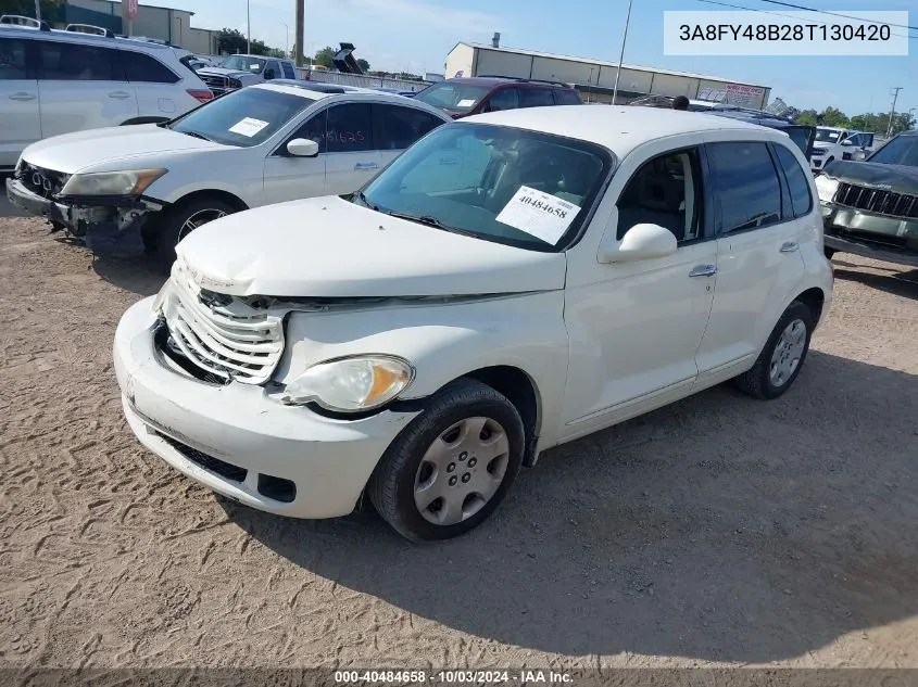 2008 Chrysler Pt Cruiser Lx VIN: 3A8FY48B28T130420 Lot: 40484658