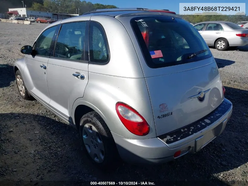 2008 Chrysler Pt Cruiser Lx VIN: 3A8FY48B68T229421 Lot: 40507569