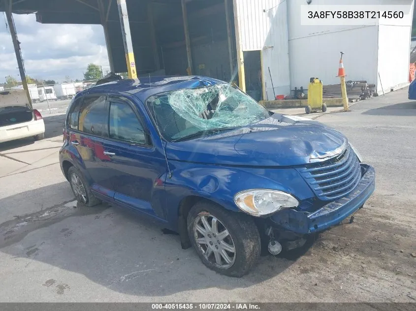 2008 Chrysler Pt Cruiser Touring VIN: 3A8FY58B38T214560 Lot: 40515435