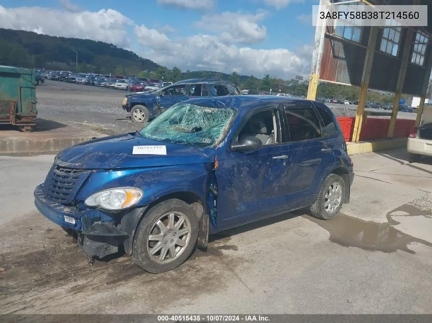 2008 Chrysler Pt Cruiser Touring VIN: 3A8FY58B38T214560 Lot: 40515435